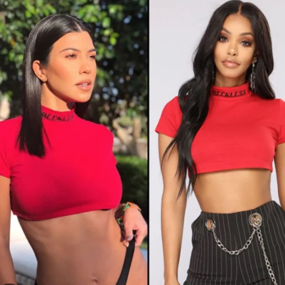 Iconic 🔴 Red Fashion Nova Crop top